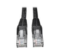 Tripp Lite N201-010-BK Cat6 Gigabit Snagless Molded (UTP) Ethernet Cable (RJ45 M/M) PoE Black 10 ft. (3.05 m)