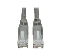 Tripp Lite N201-025-GY Cat6 Gigabit Snagless Molded (UTP) Ethernet Cable (RJ45 M/M), PoE, Gray, 25 ft. (7.62 m)