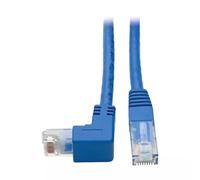 Tripp Lite N204-001-BL-DN Down-Angle Cat6 Gigabit Molded UTP Ethernet Cable (RJ45 Right-Angle Down M to RJ45 M) Blue 1 ft. (0.31 m)