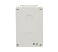 Tripp Lite N206-SB01-IND Waterproof Electrical Junction Box - Surface Mount, Industrial, Single Gang, IP68, TAA, 2 Cutouts
