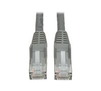 Tripp Lite N210-010-GY 10ft Cat6 Gigabit Gray Cross-over Molded Patch Cable RJ45 M/M, 10'