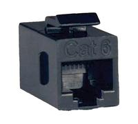 Tripp Lite N235-001 Cat6 Straight Through Modular In-line Snap-in Coupler (RJ45 F/F), TAA
