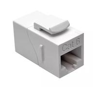 Tripp Lite N235-001-WH Cat6 Straight-Through Modular In-Line Snap-In Coupler (RJ45 F/F) White TAA