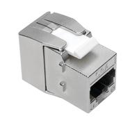 Tripp Lite N238-001-SH-TF Keystone Jack Cat6a/Cat6/Cat5e, RJ45, Shielded, Dust Cap - Toolless, PoE/PoE+ Compliant, TAA