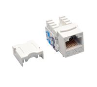 Tripp Lite N238-001-WH Cat6/Cat5e 110 Style Punch Down Keystone Jack - White, TAA