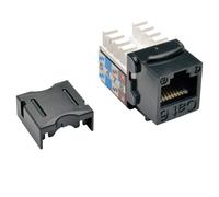 Tripp Lite N238-010-BK Cat6/Cat5e 110 Style Punch Down Keystone Jack - Black, 10-Pack, TAA