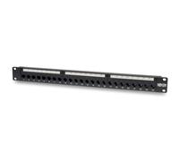 Tripp Lite N254-024 24-Port 1U Rack-Mount Cat6/Cat5 Feedthrough Patch Panel, RJ45 Ethernet, TAA