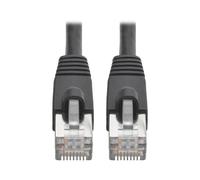 Tripp Lite N262-001-BK Cat6a 10G Snagless Shielded STP Ethernet Cable (RJ45 M/M), PoE, Black, 1 ft. (0.31 m)