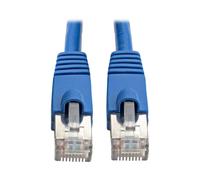 Tripp Lite N262-001-BL Cat6a 10G Snagless Shielded STP Ethernet Cable (RJ45 M/M), PoE, Blue, 1 ft. (0.31 m)