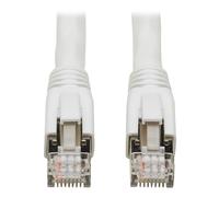 Tripp Lite N272-010-WH Cat8 25G/40G Certified Snagless Shielded S/FTP Ethernet Cable (RJ45 M/M), PoE, White, 10 ft. (3.05 m)