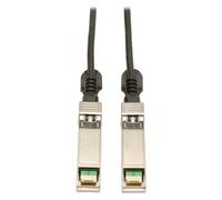 Tripp Lite N280-05M-BK SFP+ 10Gbase-CU Passive Twinax Copper Cable, SFP-H10GB-CU5M Compatible, Black, 5M (16.4 ft.)