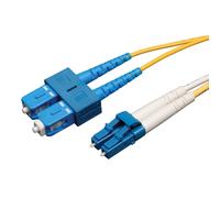 16FT Tripp Lite Duplex LC Singlemode To SC 8.3/125 Fiber Optic Patch Cable