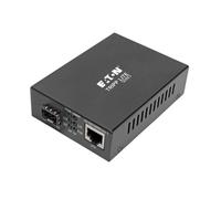 Tripp Lite N785-INT-PSFP Gigabit SFP Fiber to Ethernet Media Converter, POE+, International Power Cables, 10/100/1000 Mbps
