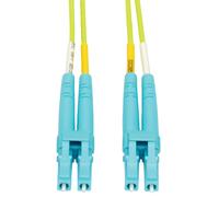 Tripp Lite LC to LC Multimode Duplex Fiber Optics Patch Cable, 100GB, 50/125, OM5, LC/Male, 2 Meter (N820-02M-OM5)