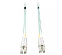 Tripp Lite N820-10M 10Gb Duplex Multimode 50/125 OM3 LSZH Fiber Patch Cable (LC/LC) - Aqua 10M (33 ft.)