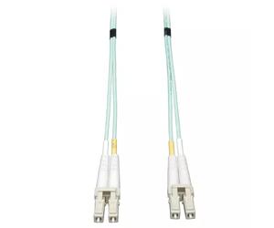 Tripp Lite N820-10M 10Gb Duplex Multimode 50/125 OM3 LSZH Fiber Patch Cable (LC/LC) - Aqua 10M (33 ft.)