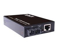 Tripp Lite Network Copper RJ45 Ethernet to Fiber SC Duplex Singlemode Cable Extender Converter, Hardened Housing, 10/100/1000 Mbps, Extend 6.2 Miles / 10 Kilometers, 2-Year Warranty (N785-H01-SCSM)