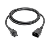 Tripp Lite P014-06N 0.15 m Coupler C14 Coupler C5 Black Electrical Cable - Electrical Cables (0.15 m, Male/Female, Coupler C14, Coupler C5, SJT, Black)
