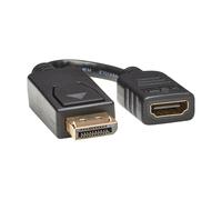 Tripp Lite P136-000 DisplayPort to HDMI Video Adapter Video Converter (M/F), HDCP, Black, 6 in. (15 cm)