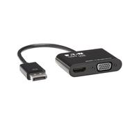 Tripp Lite P136-06N-HV-V2 DisplayPort to VGA/HDMI All-in-One Converter Adapter, DP ver 1.2, 4K 30 Hz HDMI