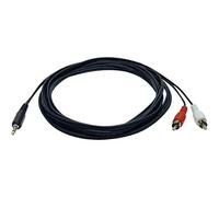 Tripp Lite P314-012 audio cable 3.66 m 3.5mm 2 x RCA Black