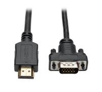 TrippLite by Eaton HDMI to VGA Active Adapter Cable (HDMI to Low-Profile HD15 M/M), 6 ft (1.8 m)