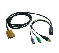 Tripp Lite P778-015 USB/PS2 Combo Cable for NetDirector KVM Switches B020-U08/U16 and KVM B022-U16, 15 ft. (4.57 m)