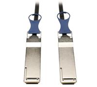 Tripp Lite QSFP+ to QSFP+ 40Gb Passive DAC Copper Infiniband Cable, 2M (6-ft.) (N282-02M-BK)