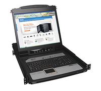 Tripp Lite Rack Console KVM Switch 8-Port w/ 19 Inch LCD Built-in IP (B020-U08-19-IP)