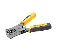 TRIPP LITE RJ11/ RJ12/ RJ45 wire Crimper with Built In Cable Tester (T100-001-TST)