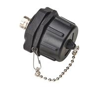 TRIPP LITE Series Coaxial Cable BNC Adapter and Cap, Rigid Industrial (M/F) - IP68 Outdoor & Indoor Rated, Dust & Water Resistant Cover, Lifetime Manufacturer's Warranty (A200-FF-BNC)