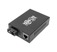 Tripp Lite Singlemode Fiber Media Converter, Fiber to Ethernet Converter, Gigabit, POE+, 10/100/1000 SC, 1310 nm, 20 km (N785-P01-SC-SM1)