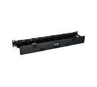 Tripp Lite SRCABLEDUCT1UHD SmartRack 1U High Capacity Horizontal Cable Manager - Finger duct with dual-hinge cover