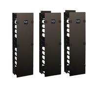 Tripp Lite SRCABLEVRT6 SmartRack 6-in. (15.24 cm) Wide High Capacity Vertical Cable Manager - Double finger duct with cover