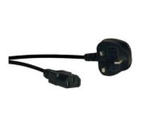 Tripp Lite Standard UK Computer Power Cord Lead Cable, 10A (IEC-320-C13 to BS-1363 UK Plug), 1.83 m / 6-ft.