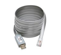 Tripp Lite U209-006-RJ45-X USB-A to RJ45 Serial Rollover Cable (M/M) - Cisco Compatible 250 Kbps 6 ft. (1.83 m) Gray