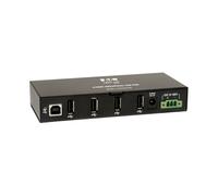 Tripp Lite U223-004-IND 4-Port Industrial-Grade USB 2.0 Hub - 15 kV ESD Immunity, Metal Housing, Mountable