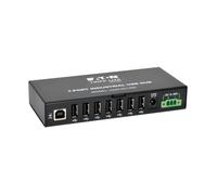 Tripp Lite U223-007-IND 7-Port Industrial-Grade USB 2.0 Hub - 15 kV ESD Immunity, Metal Housing, Mountable