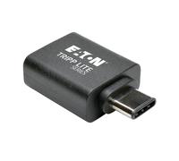 Tripp Lite U428-000-F USB-C (Type-C) to USB Type-A Adapter, USB 3.1 Gen 1, 5 Gbps, M/F, Black
