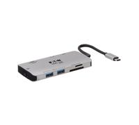 Tripp Lite U442-DOCK5-GY USB-C Dock - 4K HDMI, USB 3.x (5Gbps), USB-A/C Hub Ports, GbE, Memory Card, 100W PD Charging