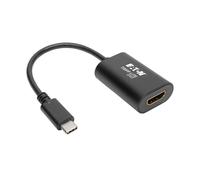 Tripp Lite U444-06N-HD4K6B USB-C to HDMI Adapter (M/F) - 4K 60 Hz, HDCP 2.2, Black