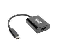 Tripp Lite U444-06N-HDB-AM USB-C (Type-C) to HDMI Adapter, USB 3.1 Gen 1, Thunderbolt 3 Compatible, 4K x 2K @ 24/25/30 Hz, M/F, Black