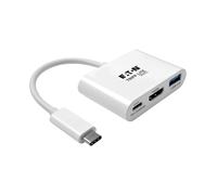 Tripp Lite USB-C to HDMI Multiport Adapter withPD Charging USB Type C to HDMI (U444-06N-HU-C)