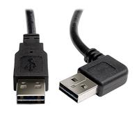 Tripp Lite Universal Reversible USB 2.0 Hi-Speed Cable (Right/Left Angle Reversible A to Reversible A M/M) 3-ft.(UR020-003-RA)
