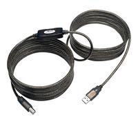 Eaton USB-A to USB-B 2.0 Hi-Speed Active Repeater Cable, Male-to-Male, 25-Feet / 7.62 Meters (U042-025)