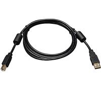 Tripp Lite USB 2.0 Hi-Speed A/B Device Cable Ferrite Chokes (M/M), 0.9 m, Black (U023-003)