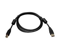 Tripp Lite USB 2.0 Hi-Speed A/B Device Cable Ferrite Chokes (M/M), 1.8 m, Black