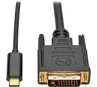 Tripp Lite USB-C to DVI Active Adapter Converter Cable 1080p Type C to DVI (M/M), 1.83 m (U444-006-D)