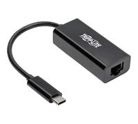 Tripp Lite USB-C to Gigabit Ethernet Adapter USB Type C to Gbe 10/100/1000, Thunderbolt 3 (U436-06N-GB)