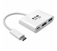 Tripp Lite USB-C to HDMI Multiport Adapter withPD Charging USB Type C to HDMI (U